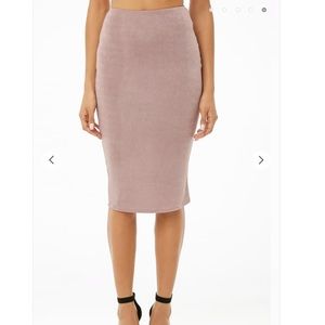 Lavender Pencil Skirt